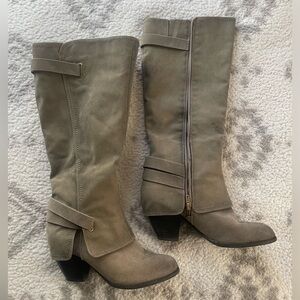 Knee-High Foldover Boots